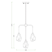Ayers Brass 4 Light Pendant